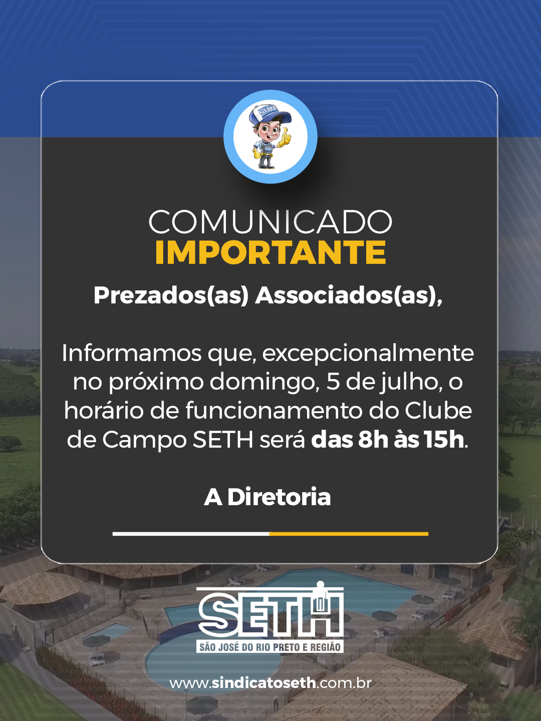 Comunicado importante